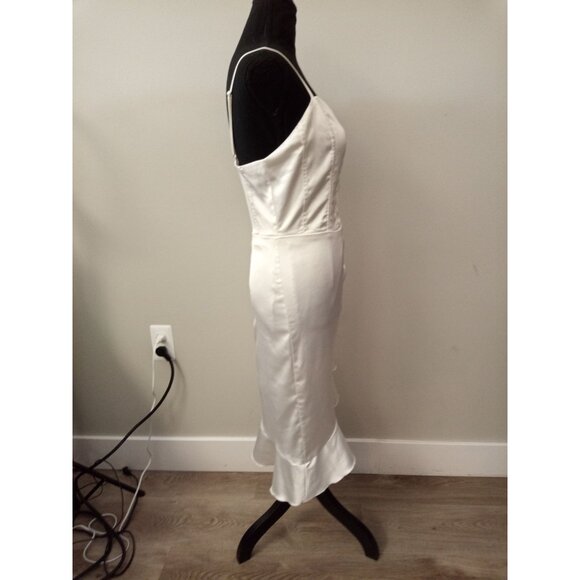Grace Karin Women's White Asymmetrical Dress Size Small - Picture 2 of 8